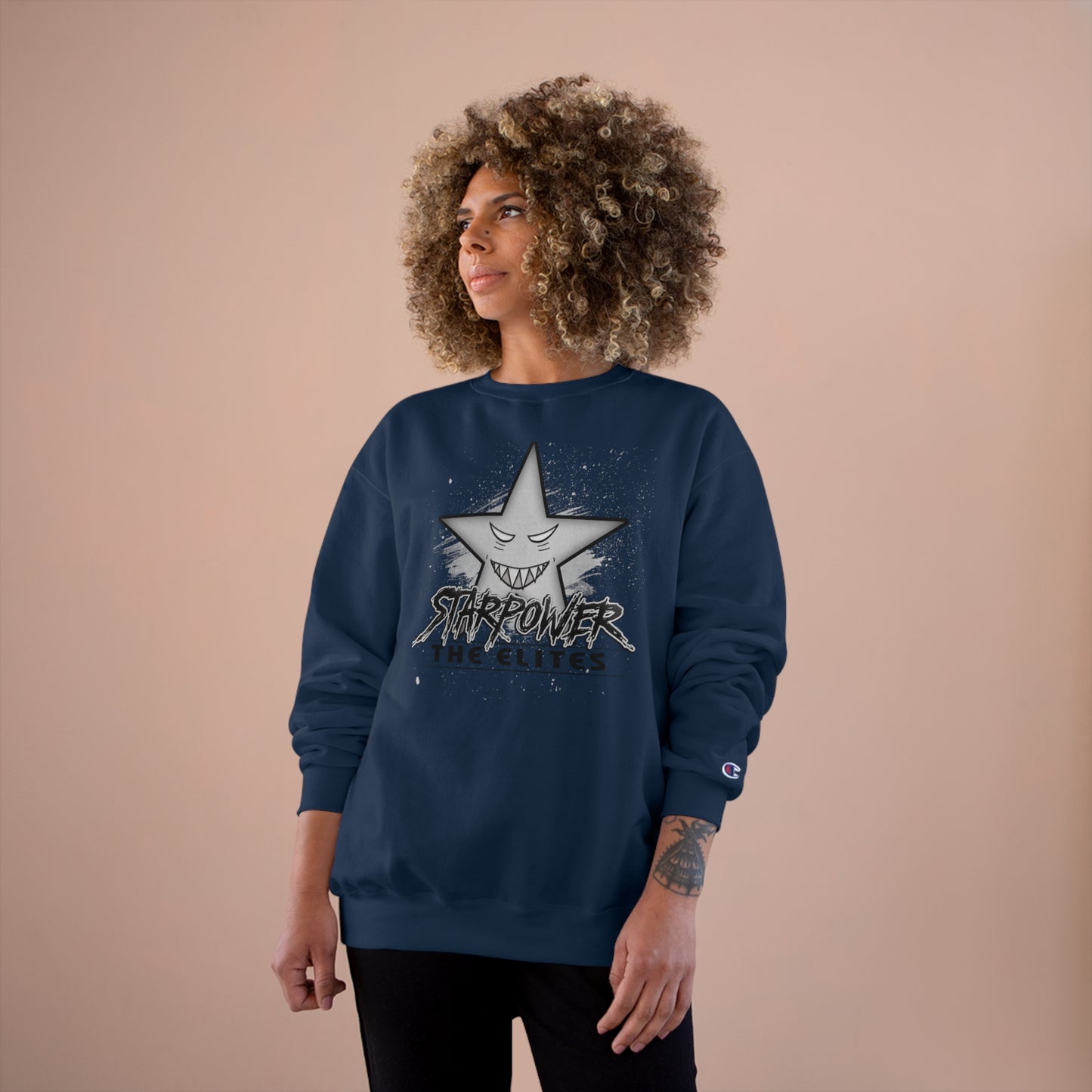 Starpower The Elites Sweatshirt - Grey Design