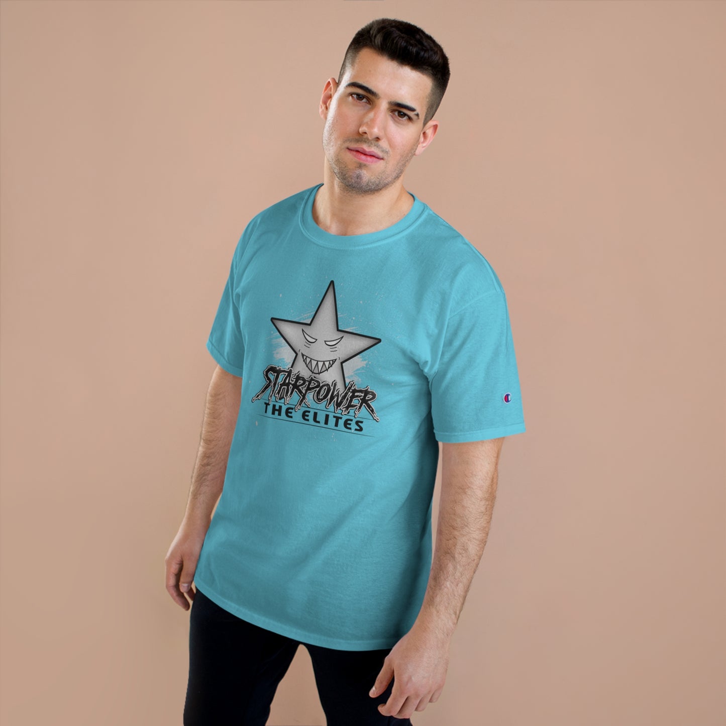 Starpower The Elites T-Shirt - Grey Logo