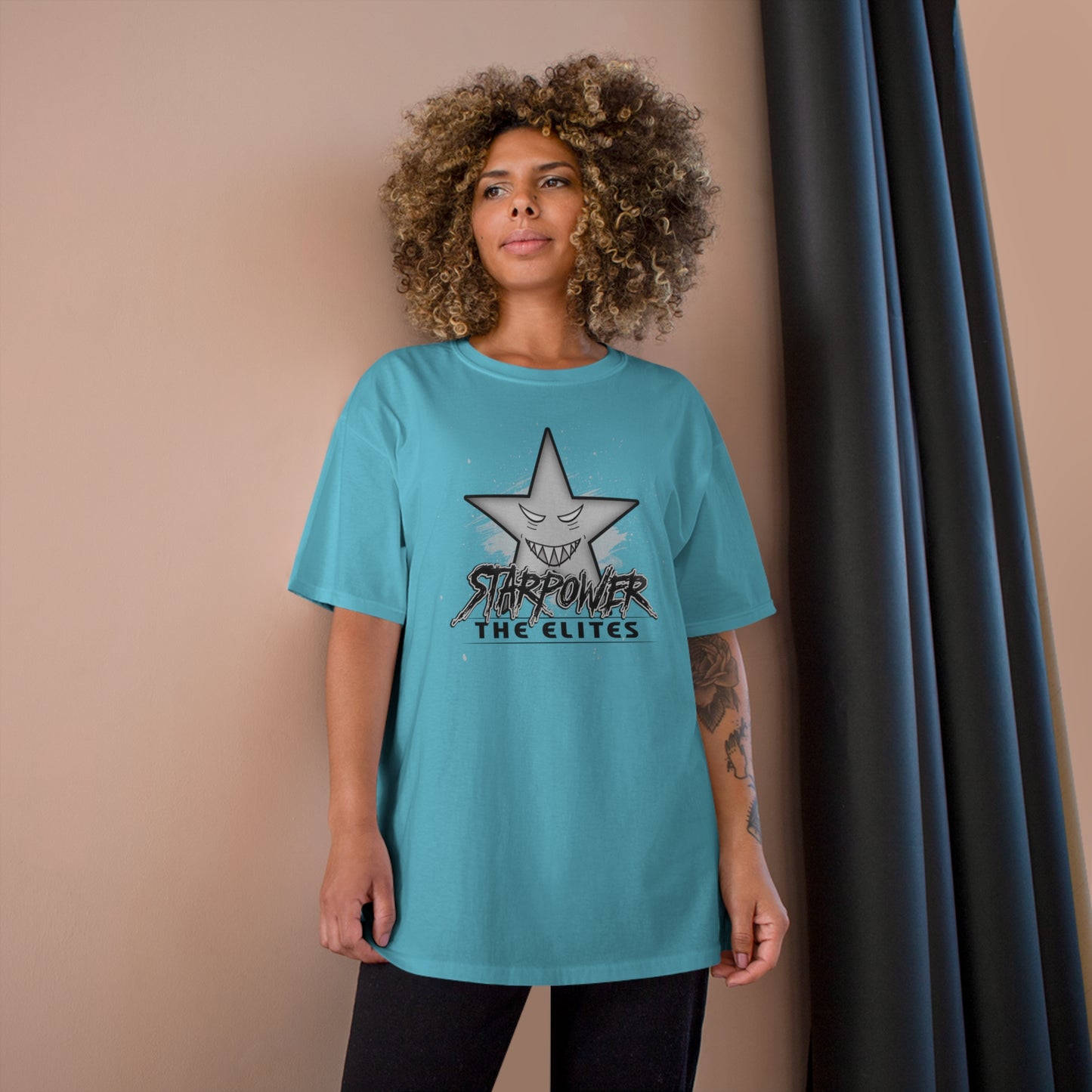 Starpower The Elites T-Shirt - Grey Logo