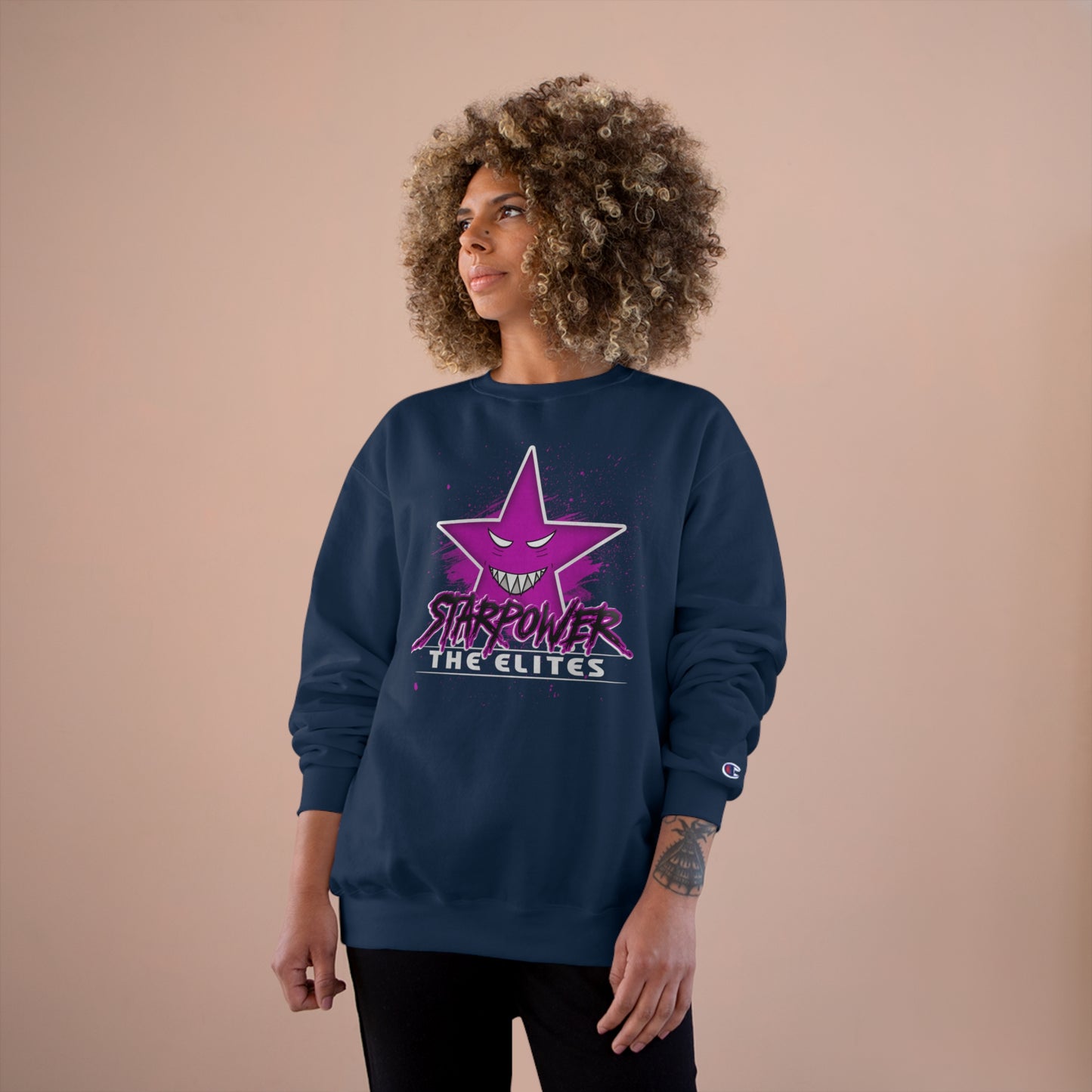 Starpower The Elites Sweatshirt - Purple Design