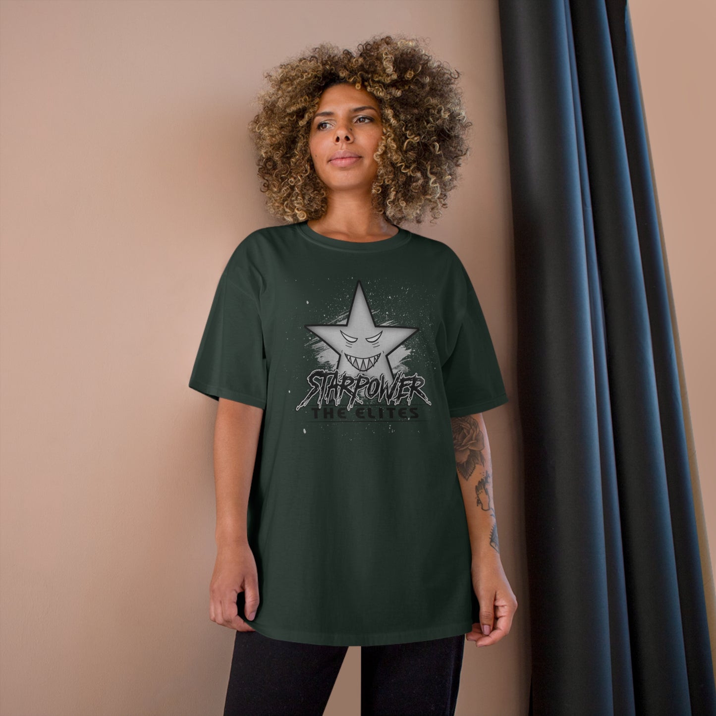 Starpower The Elites T-Shirt - Grey Logo