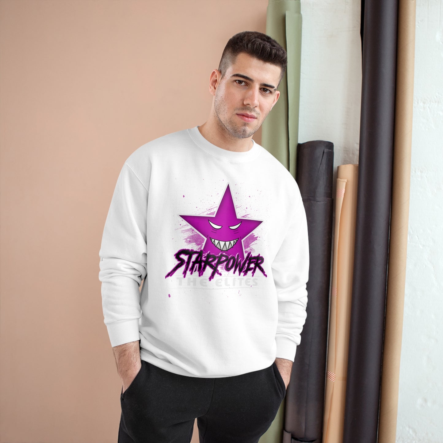 Starpower The Elites Sweatshirt - Purple Design