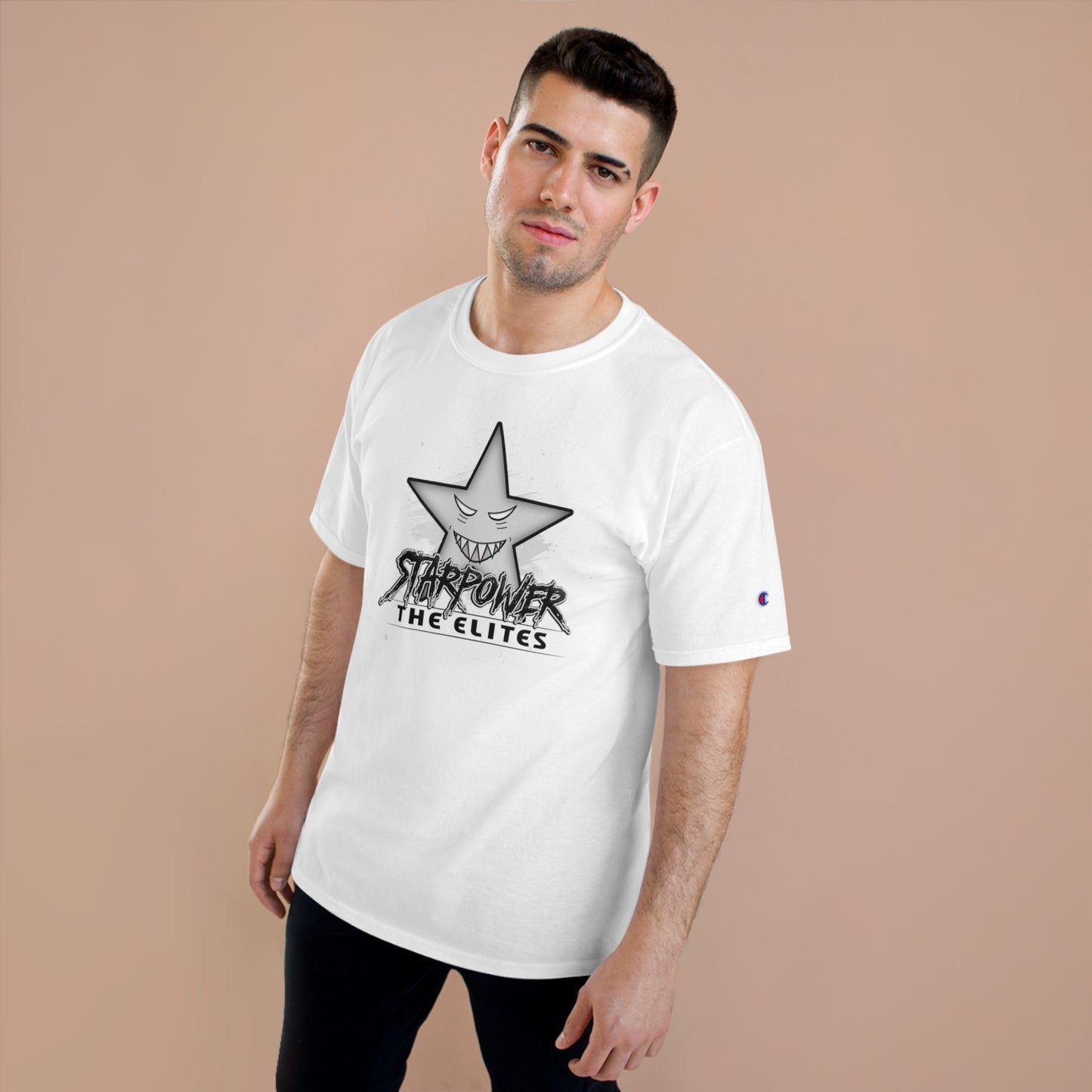 Starpower The Elites T-Shirt - Grey Logo