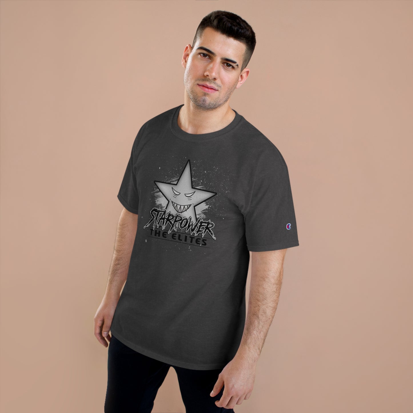 Starpower The Elites T-Shirt - Grey Logo