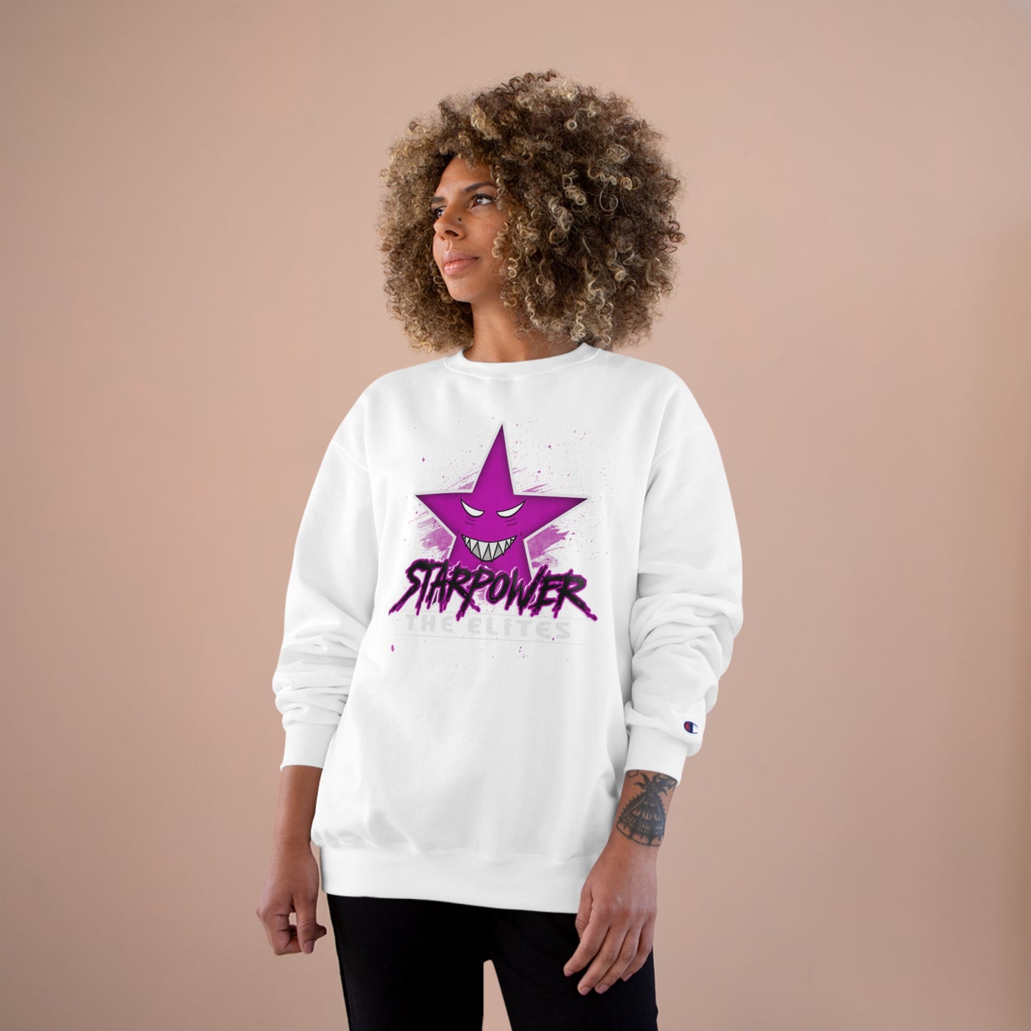 Starpower The Elites Sweatshirt - Purple Design