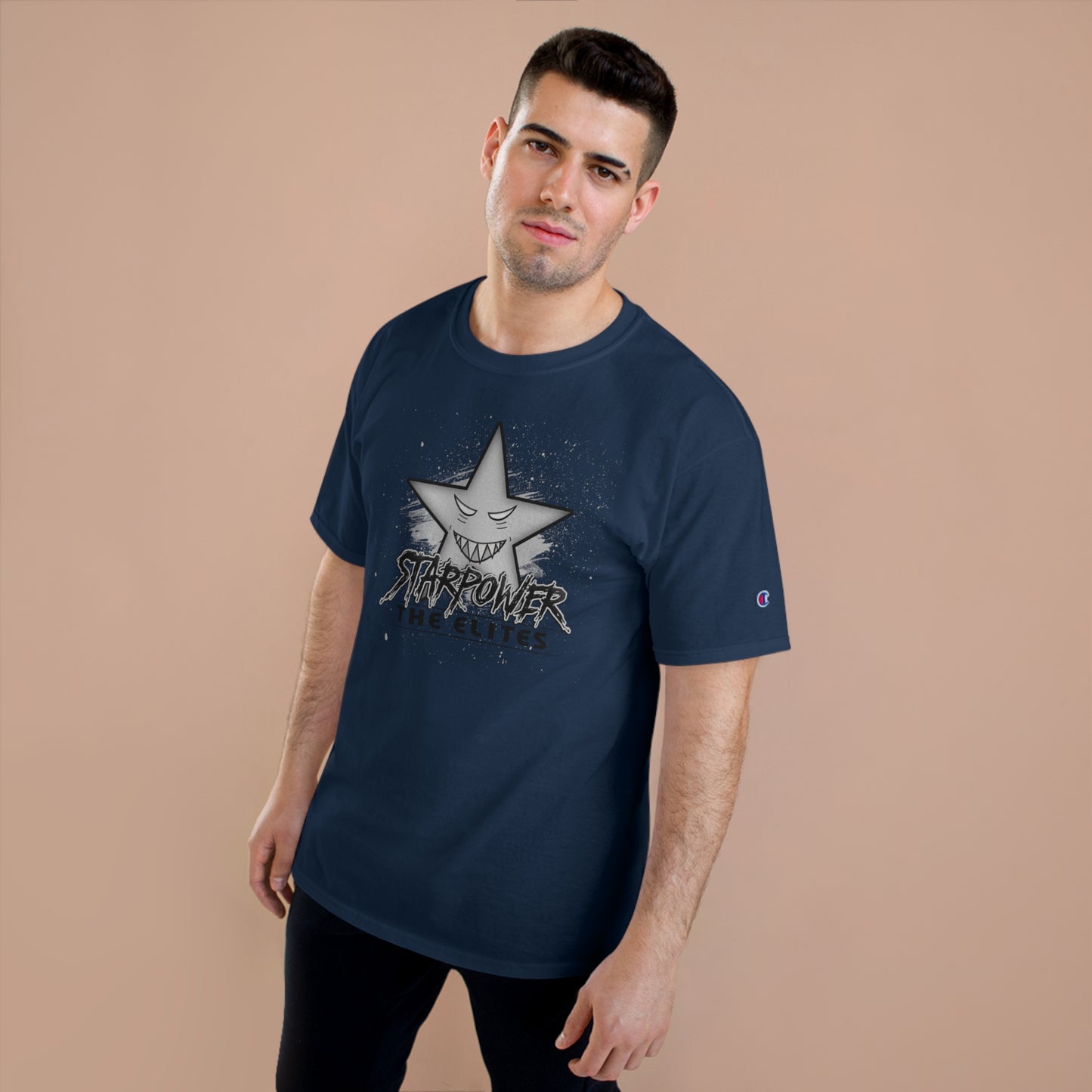 Starpower The Elites T-Shirt - Grey Logo