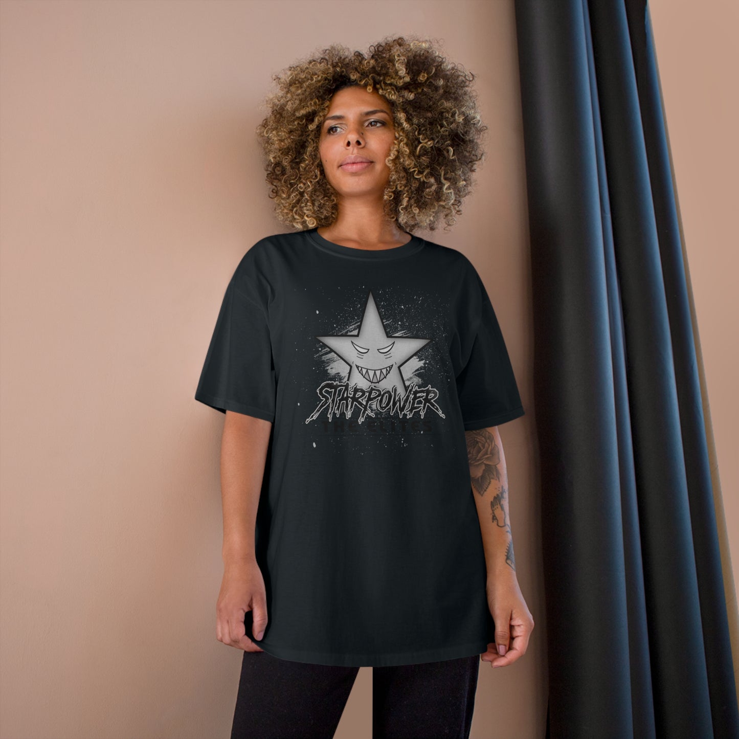 Starpower The Elites T-Shirt - Grey Logo