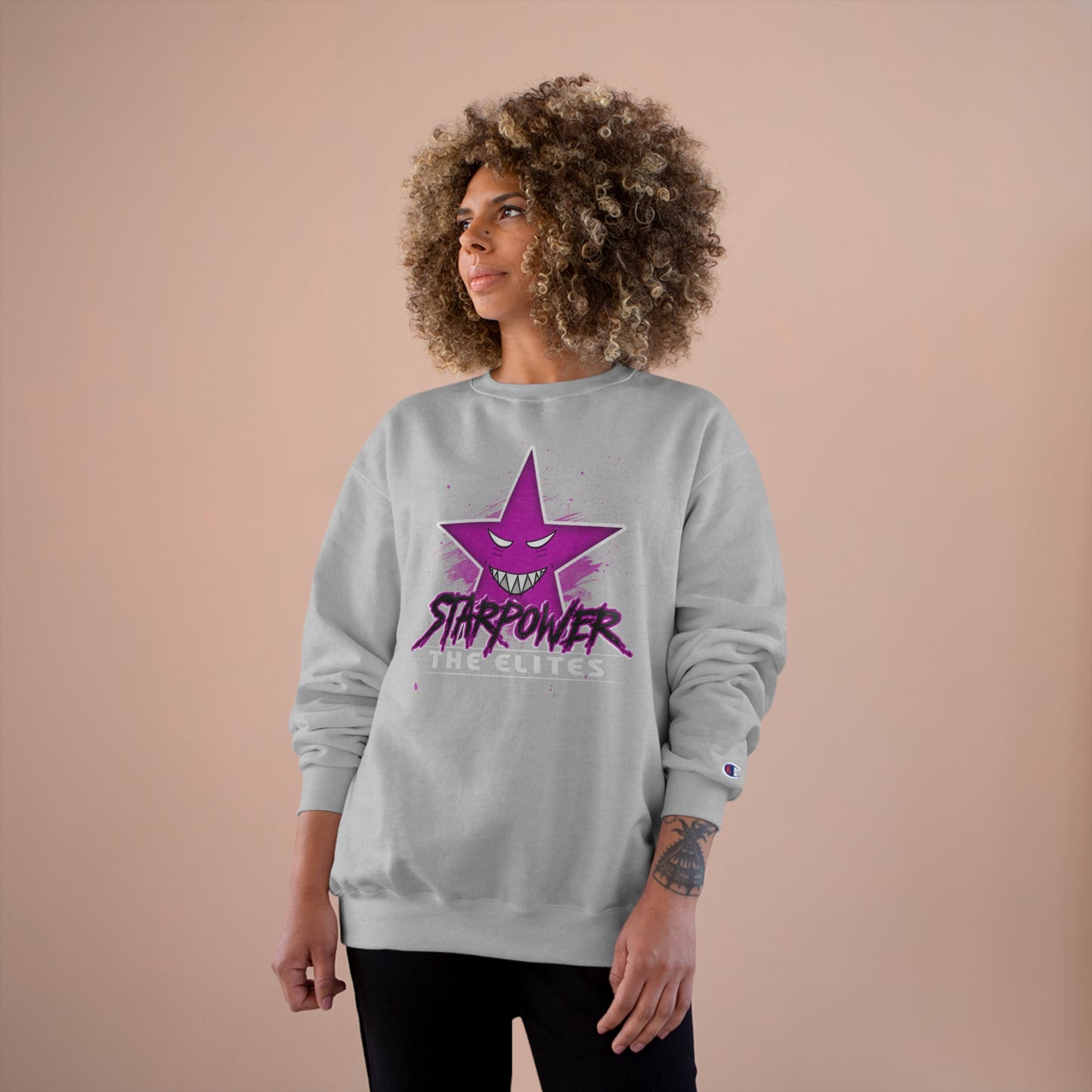 Starpower The Elites Sweatshirt - Purple Design