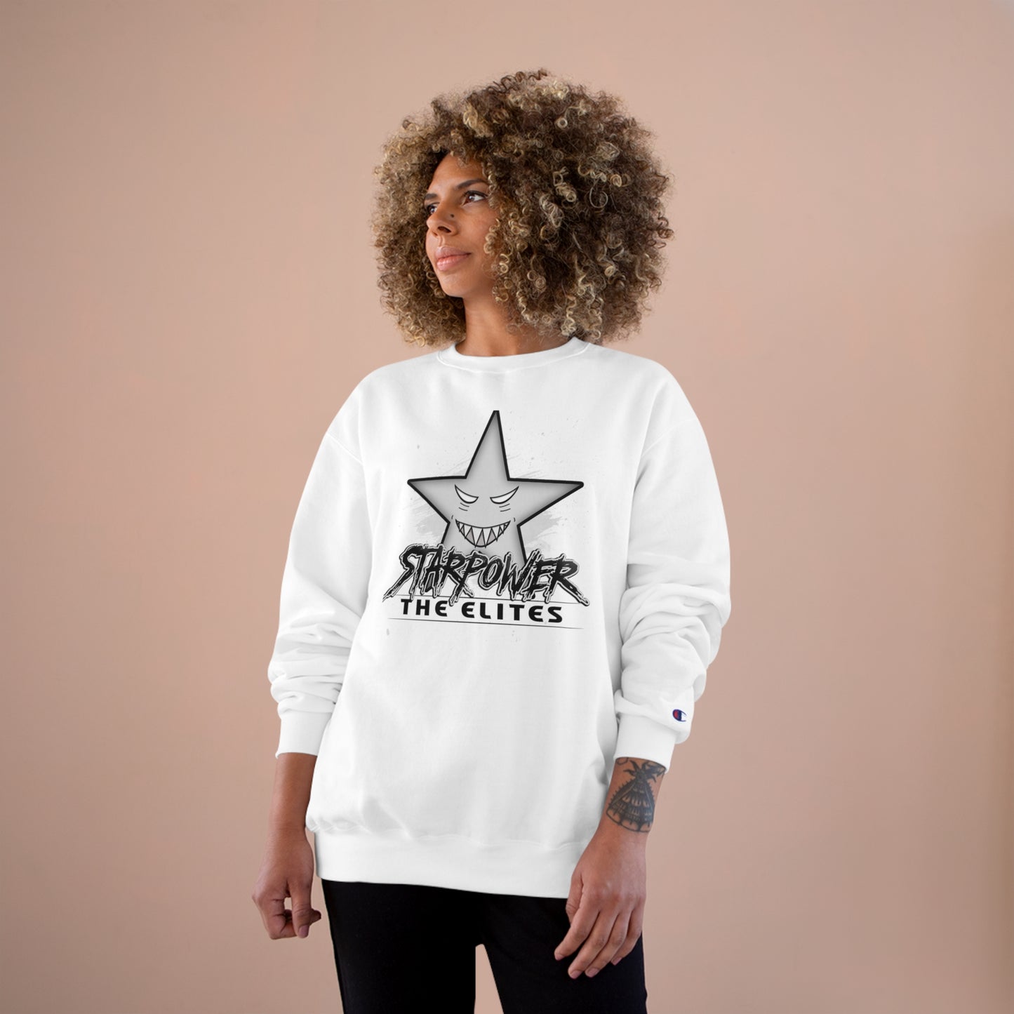 Starpower The Elites Sweatshirt - Grey Design