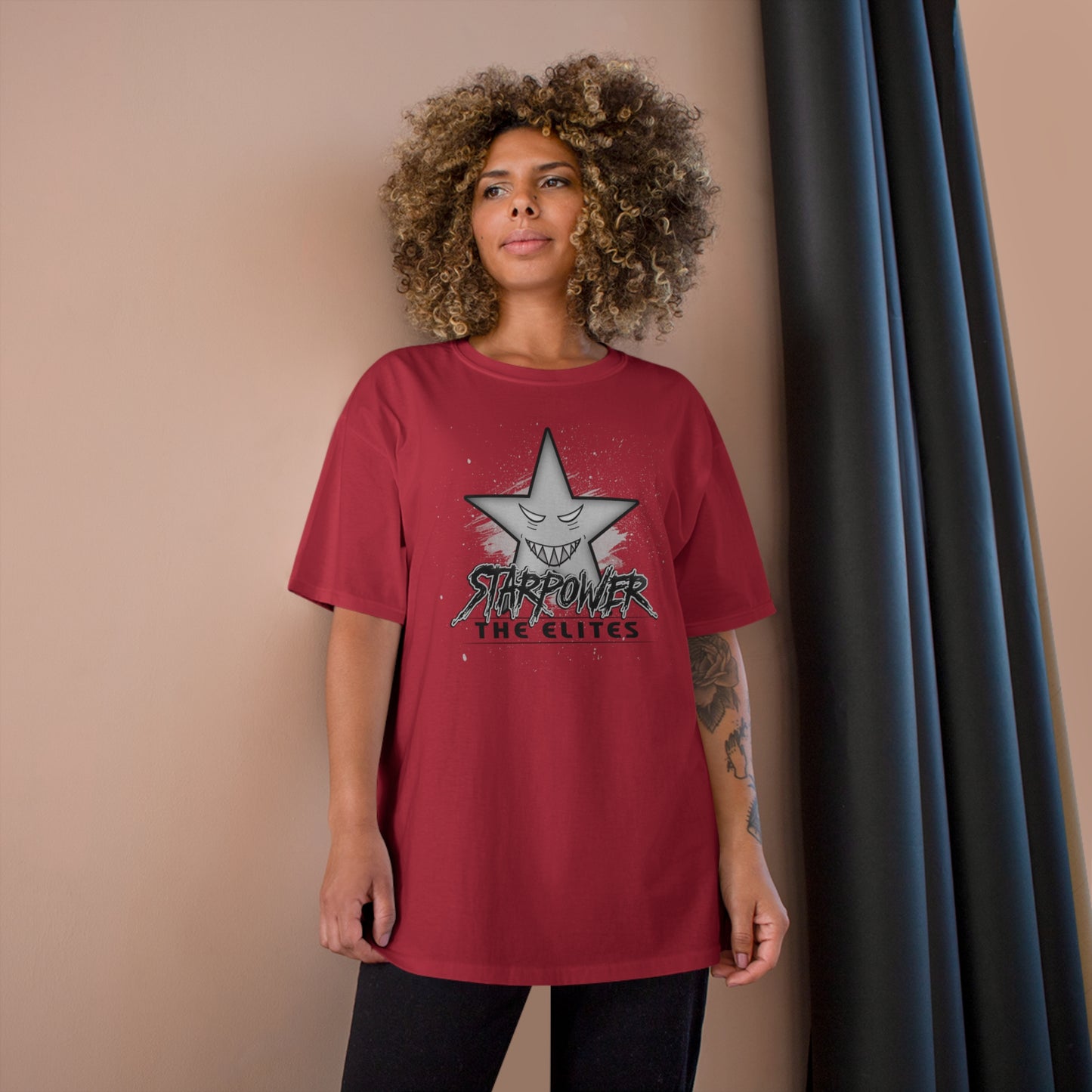 Starpower The Elites T-Shirt - Grey Logo