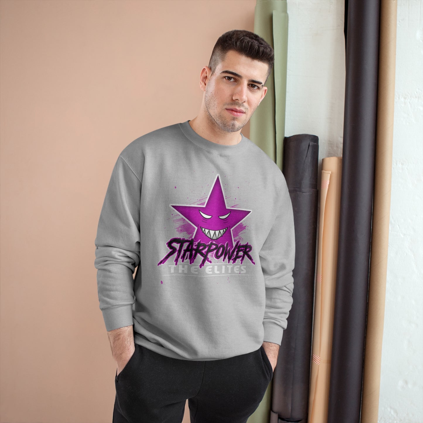 Starpower The Elites Sweatshirt - Purple Design