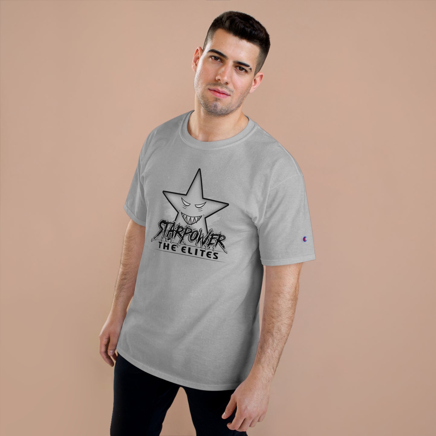 Starpower The Elites T-Shirt - Grey Logo