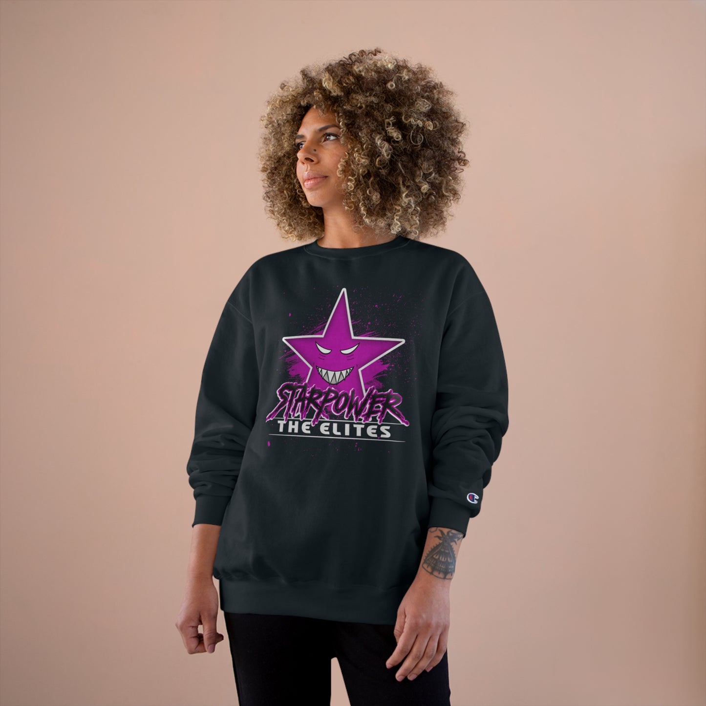 Starpower The Elites Sweatshirt - Purple Design