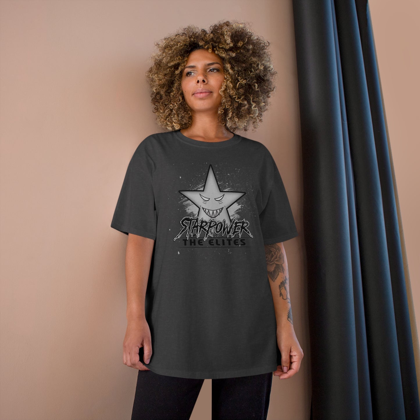 Starpower The Elites T-Shirt - Grey Logo