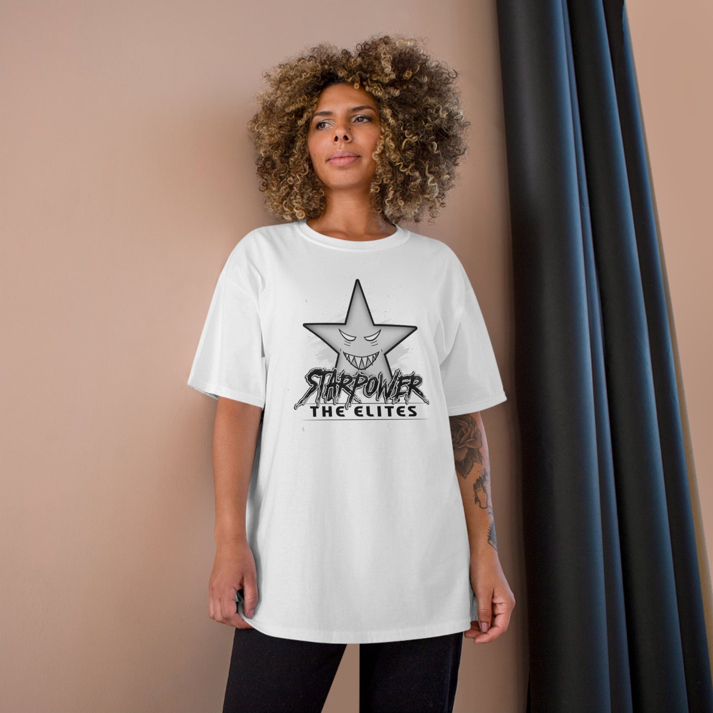 Starpower The Elites T-Shirt - Grey Logo