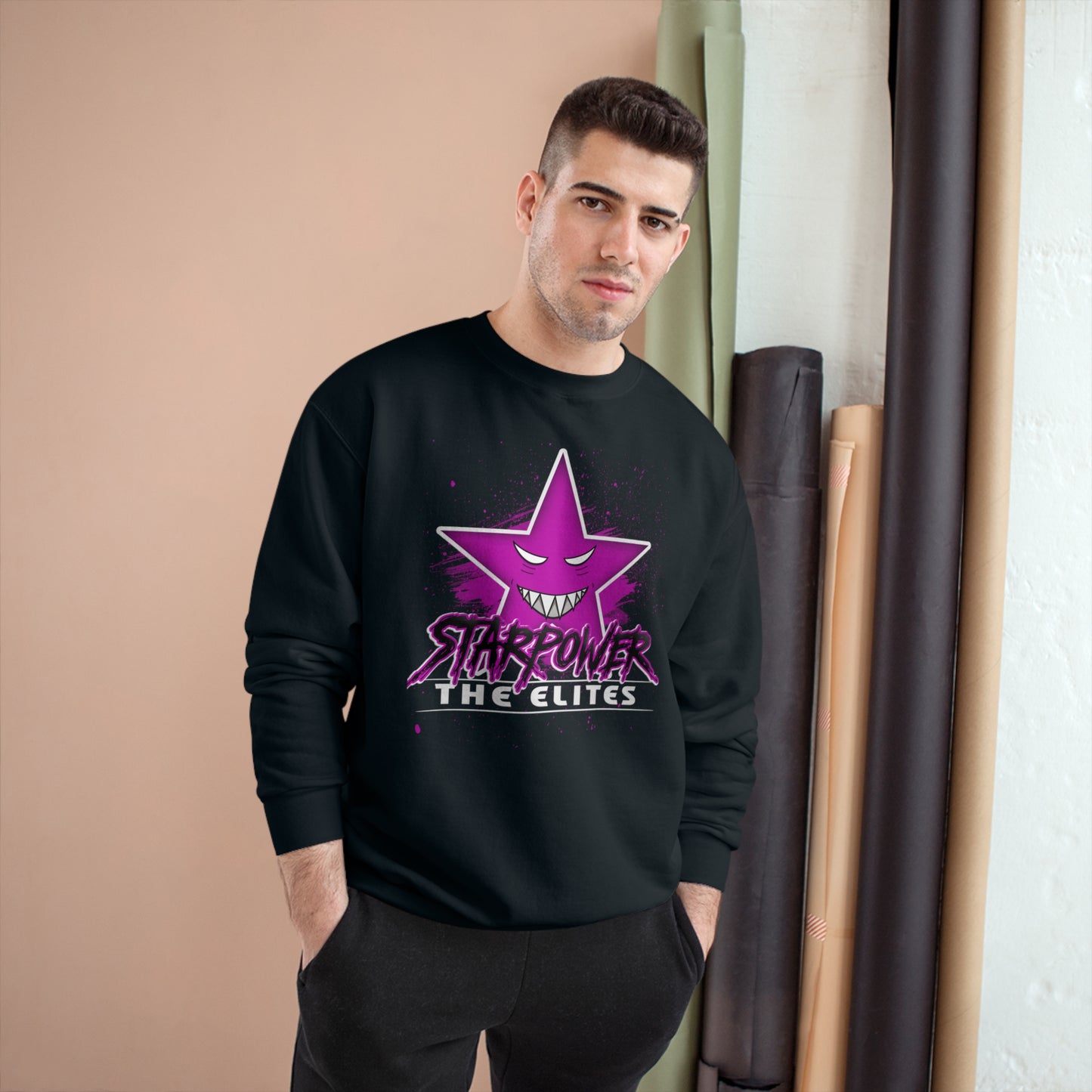 Starpower The Elites Sweatshirt - Purple Design